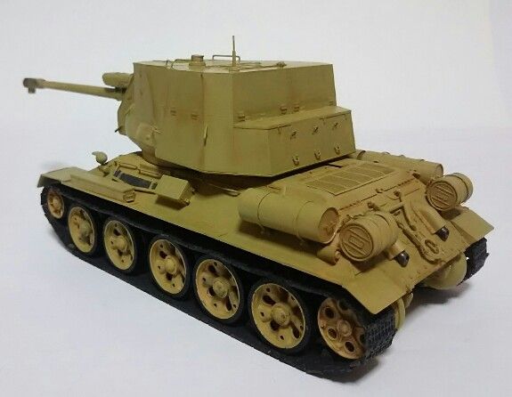 エジプト軍 T-34/122自走砲 完成 | 凍りの梨 - 楽天ブログ