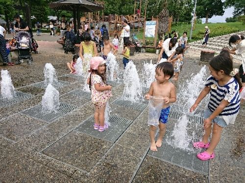 東京競馬場で水遊び 風が強い日 楽天ブログ