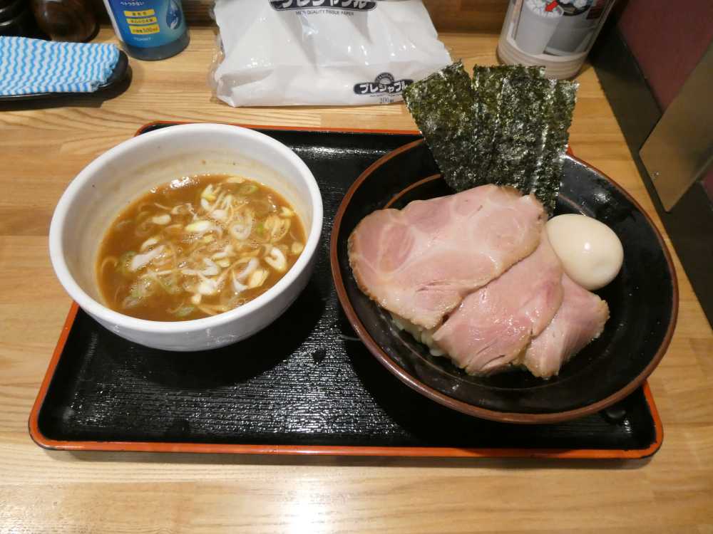 21 225 麺屋 睡蓮 特製つけめん並 200g 和え玉 煮干し 光圀の西山荘 楽天ブログ