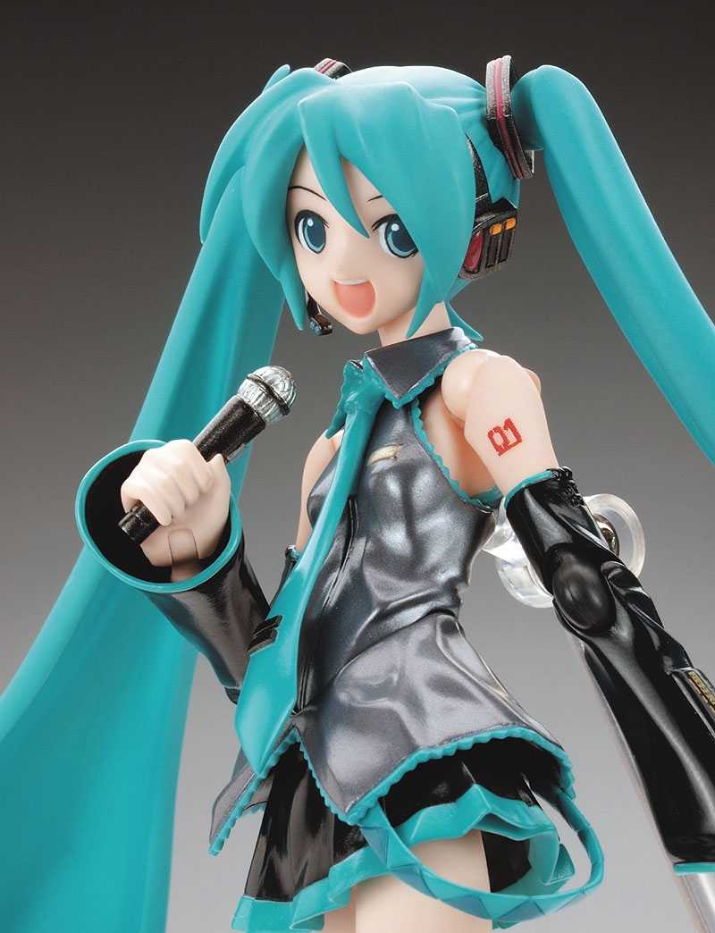 取り寄せた本物の商品 figma 初音ミク 新旧ツインテールパーツセット