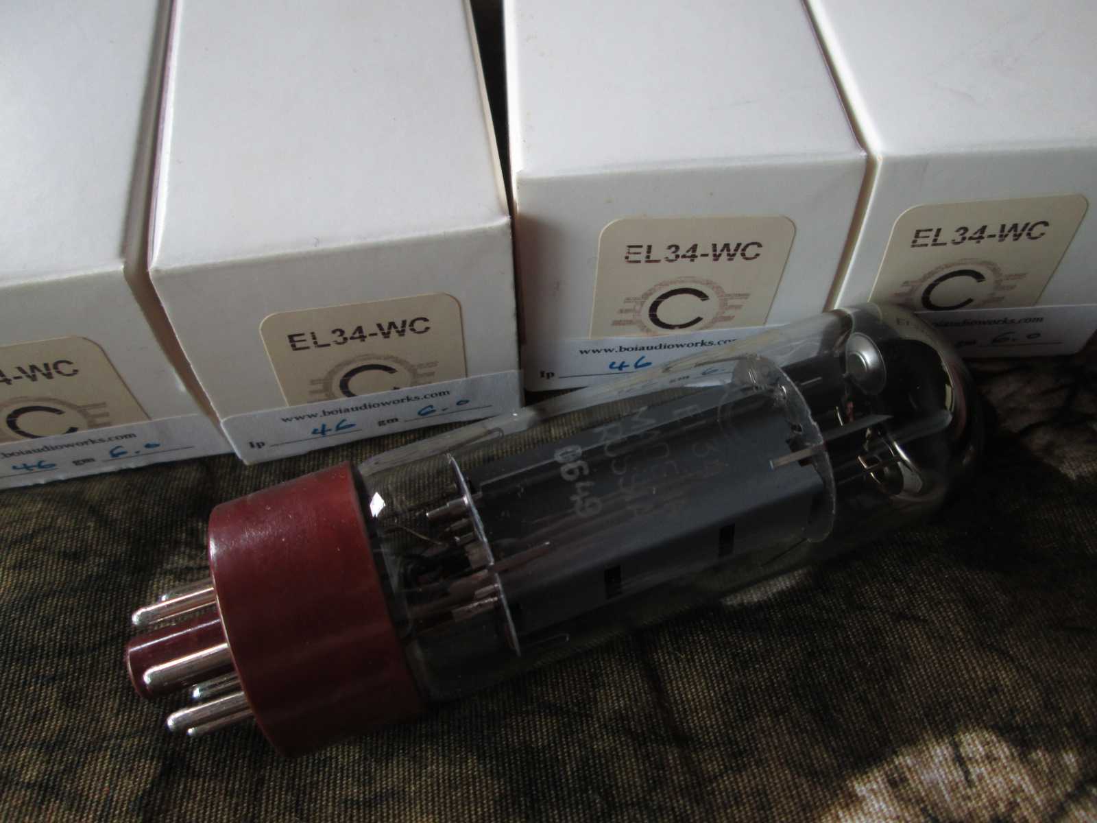 オーディオ用五極真空管の傑作EL34／6CA7を並べてみる | mik