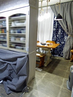 キッチン　カーテン