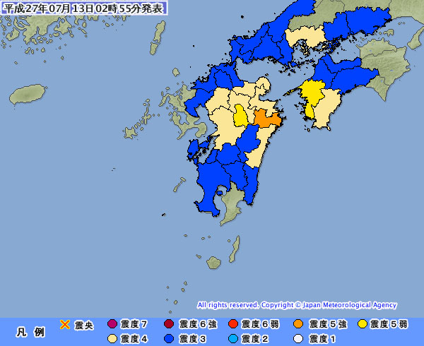 2015.07/13佐伯市狩生地震