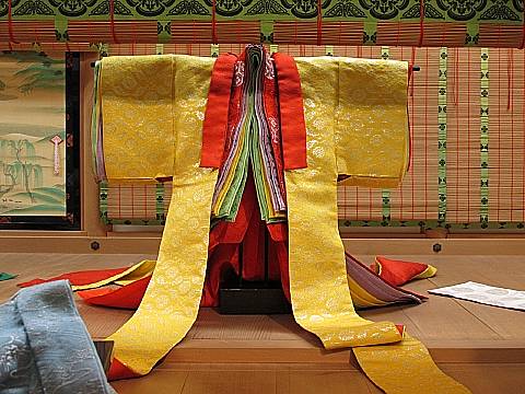 観照 京都・下京 風俗博物館 2020年の展示 -3 歳暮の衣配り・平安王朝