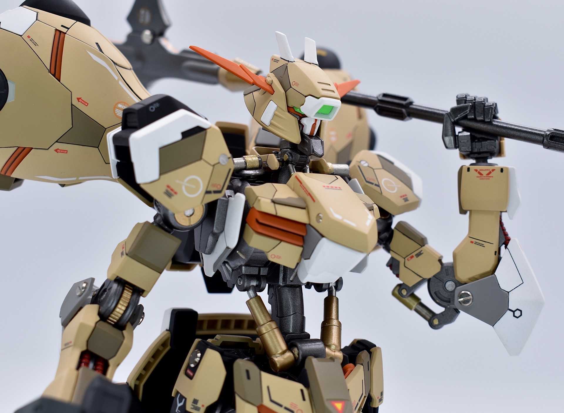1/100 ガンダムグシオンリベイク 改造 改修 完成 | ガンプラ大地に立つ