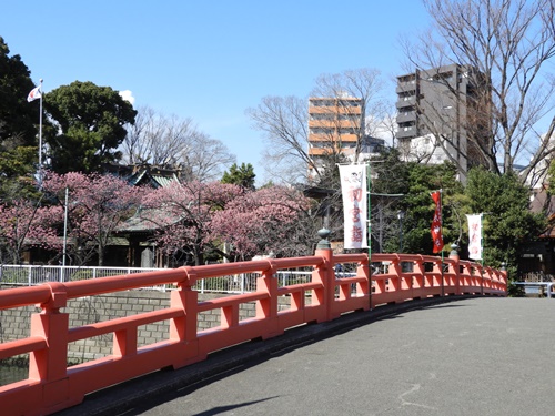 荏原神社にて