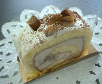 くりのロールケーキ