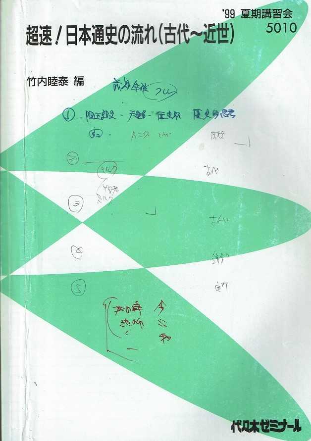 竹内睦泰先生 代ゼミ テキスト