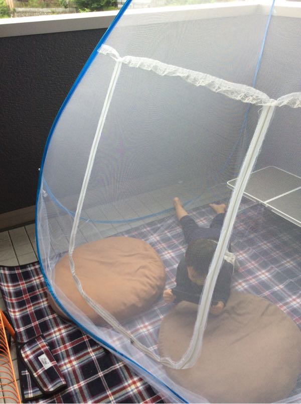 ルーフバルコニーに蚊帳を設置 目指せ 穏やか生活 楽天ブログ
