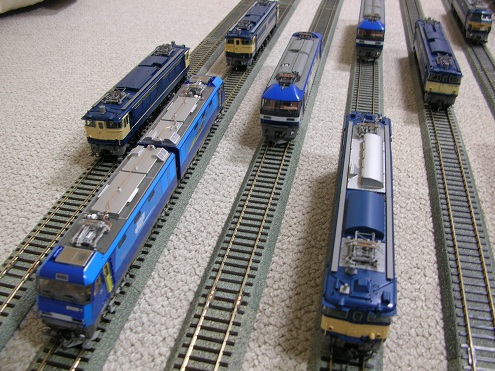 EH200  EF66  鉄道模型　機関区　ジオラマ