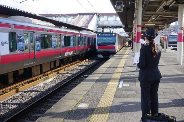 京葉線 全線開業25周年&ILoveスヌーピーの並び3