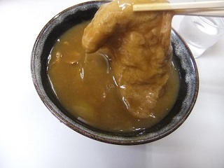 そばの神田＠郡山のきつねカレーそば