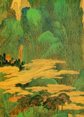 文晃 山水圖 文晃 山水圖 谷文晃 山水図 :: 東文研アーカイブデータベース