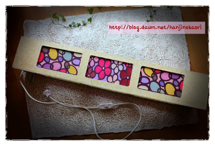 韓紙工芸-スタンド棚2