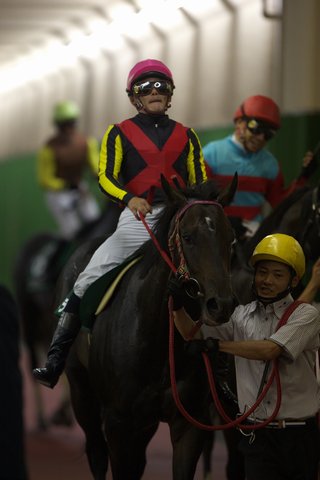 レース後