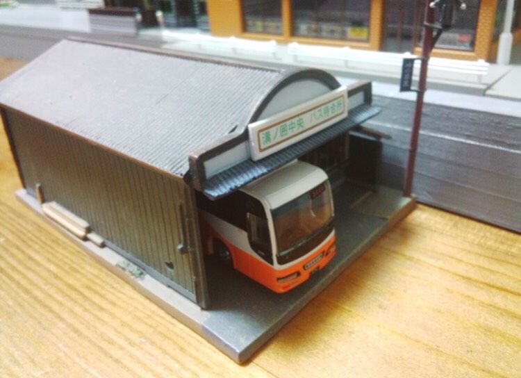 東京駅日本橋口 ジオラマのみ Nゲージサイズ 1/150 バスコレ用