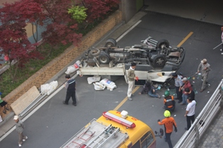 20120522 accident in Eunpyeong newtown 4.jpg