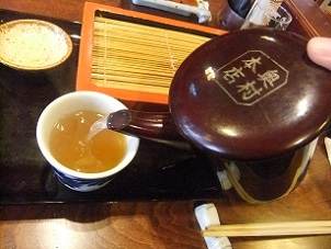 奥村本店@甲府のそば湯