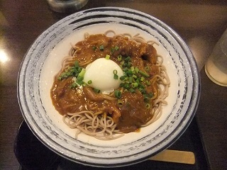 本家しぶそば＠渋谷駅のぶっかけカレーそば