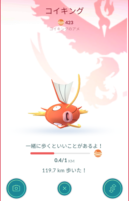 ポケモンgo コイキングのアメ貯まったああああああ D マカロニgxのブログ ブタ小屋 楽天ブログ