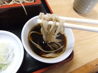 江北７丁目・そば処むさし野のランチ(ミニ豚丼＋もり)２