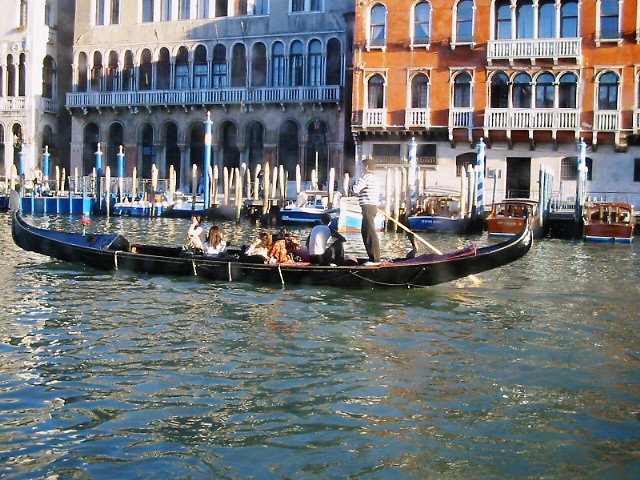 イタリア、ベネチアのゴンドラ