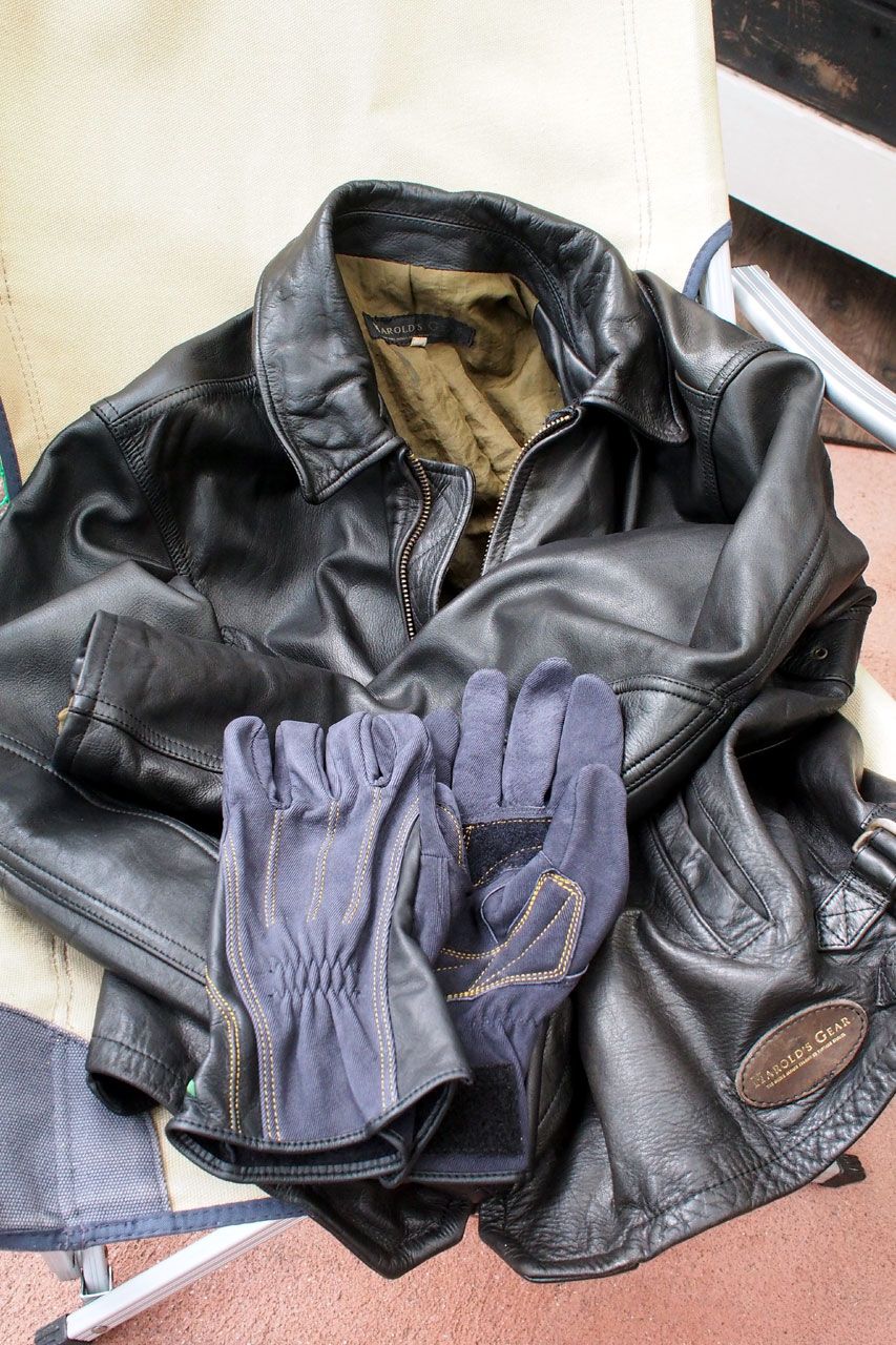 ハロルズギア レザージャケット 色褪せ補修 | Garage KC - 楽天ブログ