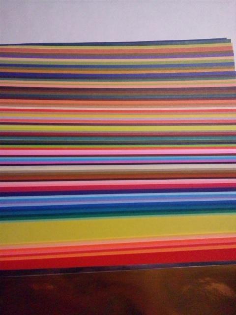 100色折り紙実物