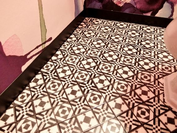 トイレのセルフリノベーション DIY リフォーム 簡単 タイル シンコール クッションフロア S1601 モロッカン