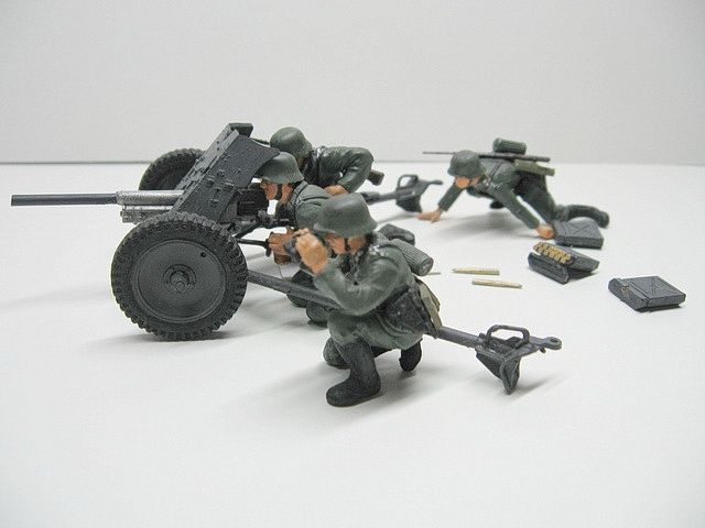 37mm対戦車砲弾の模型（3Dプリンター品）PAK35/36、M3、ボッフォース