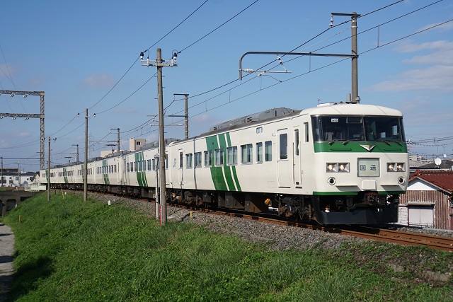 185系 上野運輸区 訓練運転 最終日4