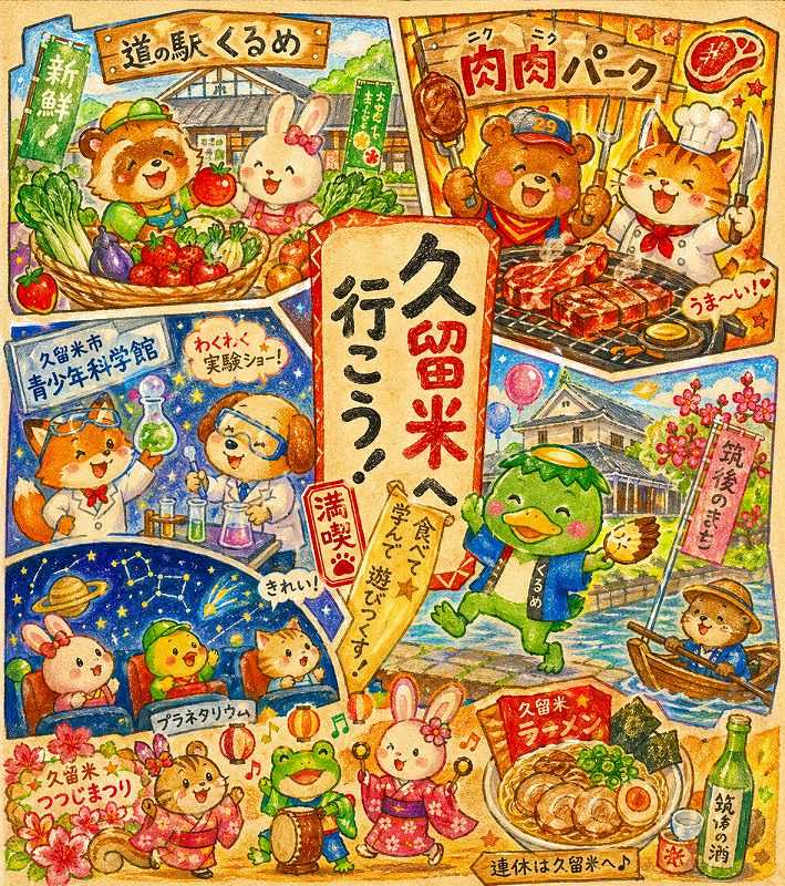 お花もグルメも科学も、ワクワクするお楽しみがてんこ盛り
