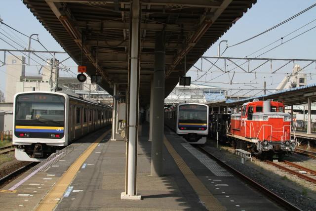 DE10 館山 ホキ工臨＆3台並び！2