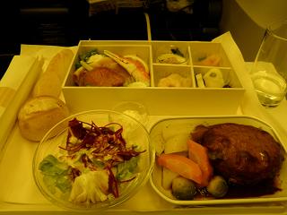 １／１　機内食　洋食