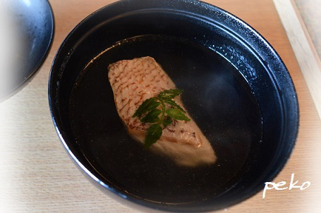 桜鯛汁物