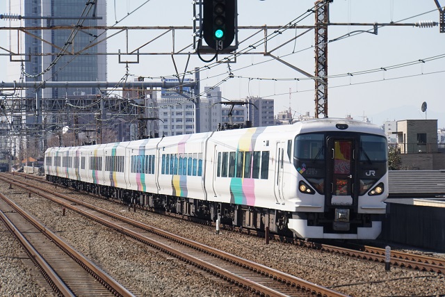 E351系 特急｢ス－パーあずさ｣ & コナン in 阿佐ヶ谷2