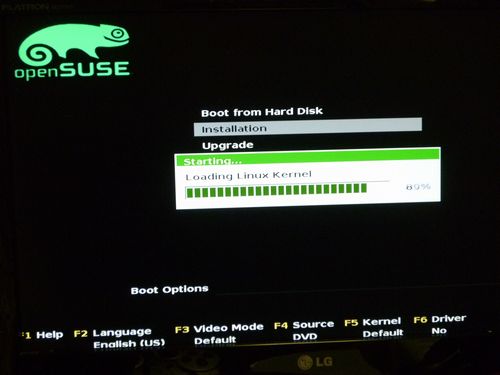 OpenSUSEインストール