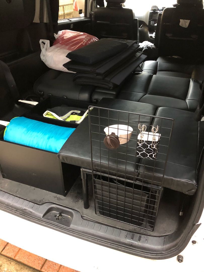 とり なん よう の広々3列目仕様のベッドを試しにイレクターパイプで作ってみた セレナc26で車中泊仕様を目指すブログ 楽天ブログ