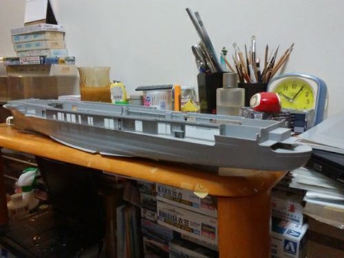 1 350 Cv 6 エンタープライズ製作記 その1 私の艦艇模型コレクション 楽天ブログ