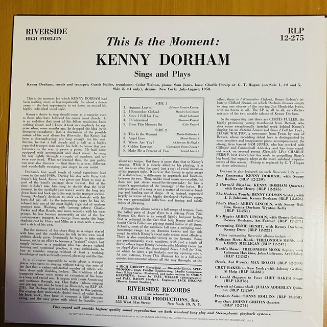 KENNY DORHAM／MATADOR 国内初版盤 KENNY DORHAM／MATADOR 国内初版盤 - メルカリ