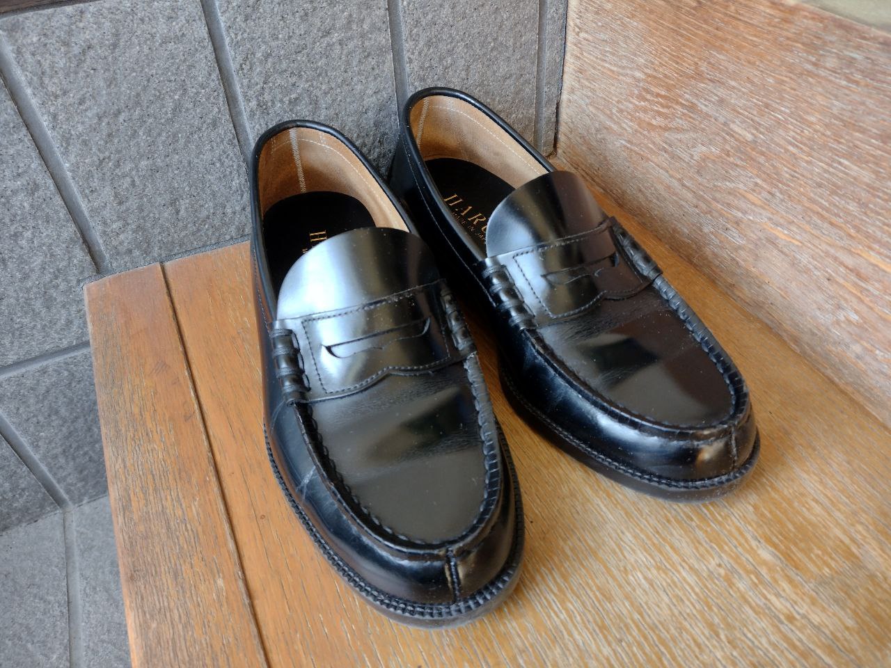 アキリコ ハルタ HARUTA ローファー 日本製 人工皮革 ワイズEEEE ベーシックデザイン メンズ 9064 24cm～2  売買されたオークション情報 落札价格 【au payマーケット】の商品情報をアーカイブ公開