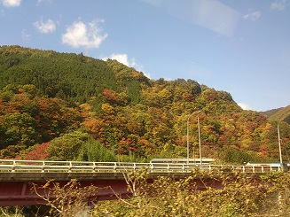 飛騨路の紅葉　２
