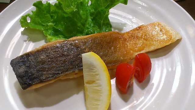サーモンステーキ