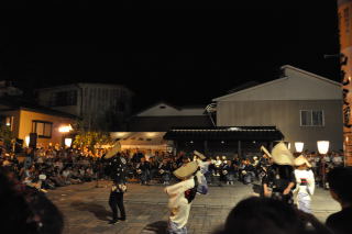 風の盆　前夜祭・鏡町