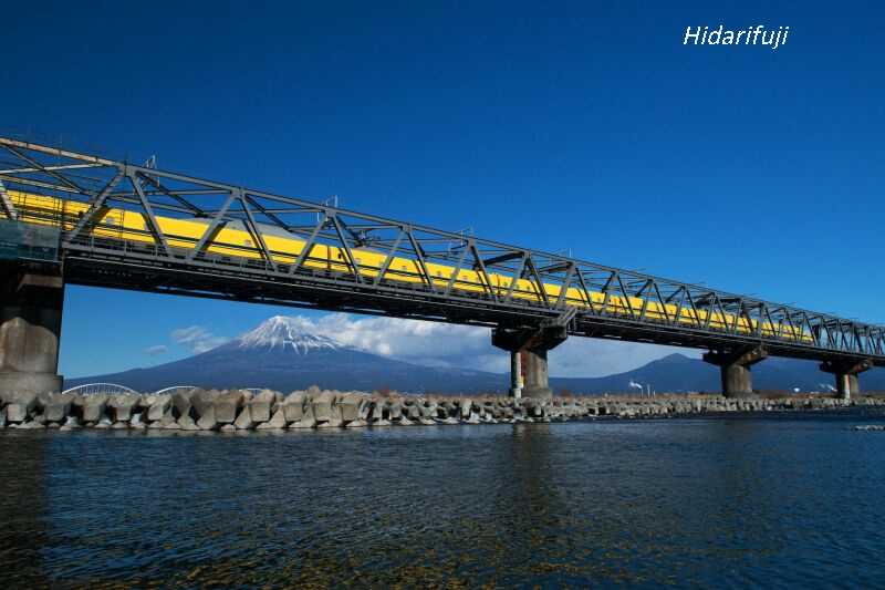 富士川鉄橋通過のドクターイエロー ブログ左富士写真館 楽天ブログ