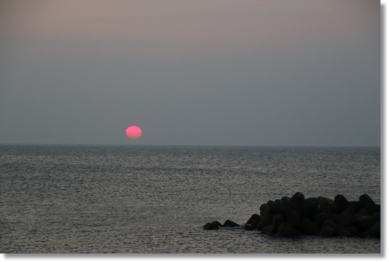 普正寺海岸-4 18：50　15.8.7