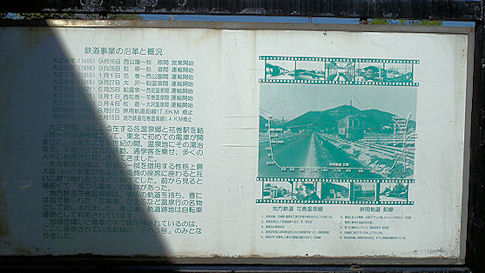 花巻電鉄説明板
