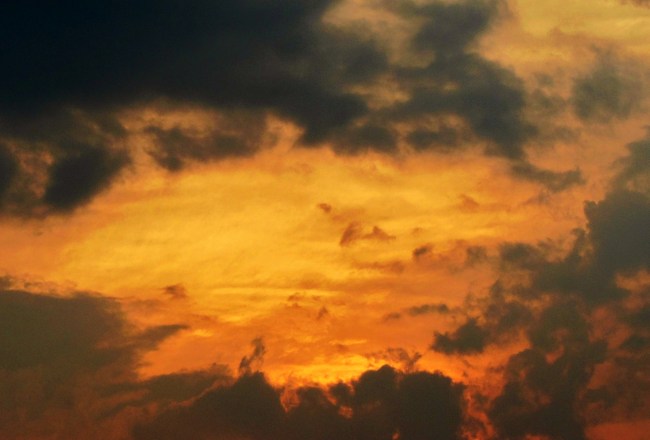 夕暮れ