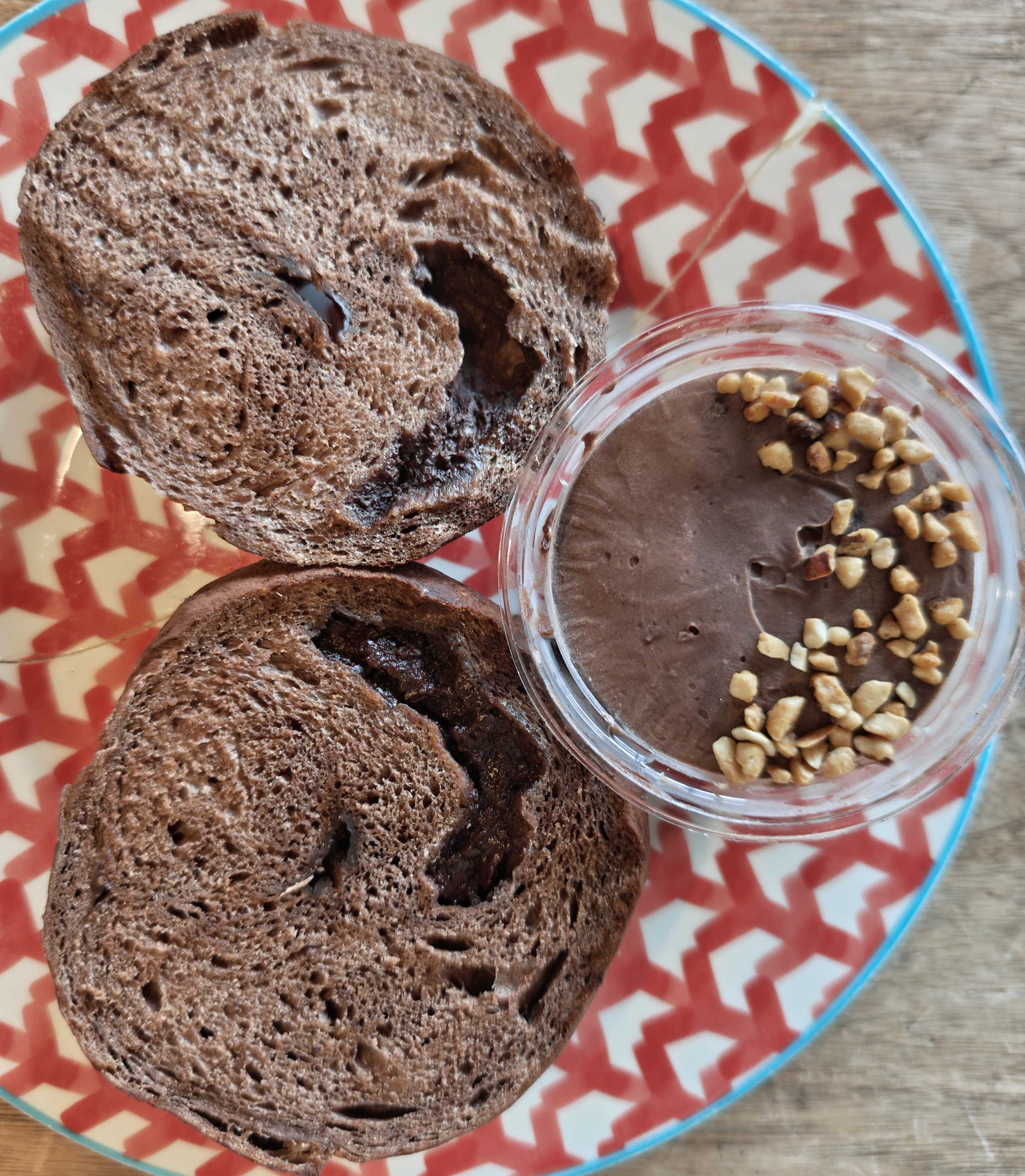 愛知県新城市　チコスベーグル　通販　マロンショコラ