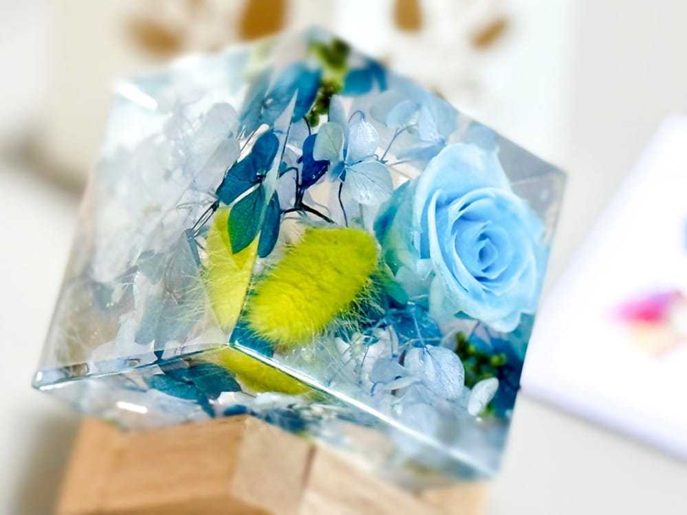 母の日にやさしさ伝わる花ギフト『クリスタルハーバリウム』を購入してみました♪《当ブログ読者様用シークレットクーポンあり》